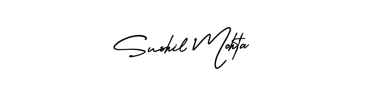 Also we have Sushil Mohta name is the best signature style. Create professional handwritten signature collection using AmerikaSignatureDemo-Regular autograph style. Sushil Mohta signature style 3 images and pictures png