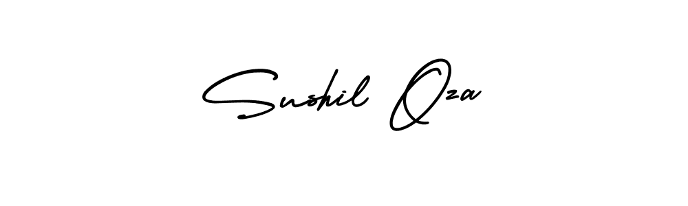 if you are searching for the best signature style for your name Sushil Oza. so please give up your signature search. here we have designed multiple signature styles  using AmerikaSignatureDemo-Regular. Sushil Oza signature style 3 images and pictures png