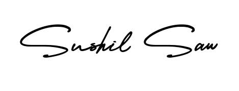 Enhance your business communications with Sushil Saw signature in AmerikaSignatureDemo-Regular lettering. Clean, modern, and universally compatible. Sushil Saw signature style 3 images and pictures png