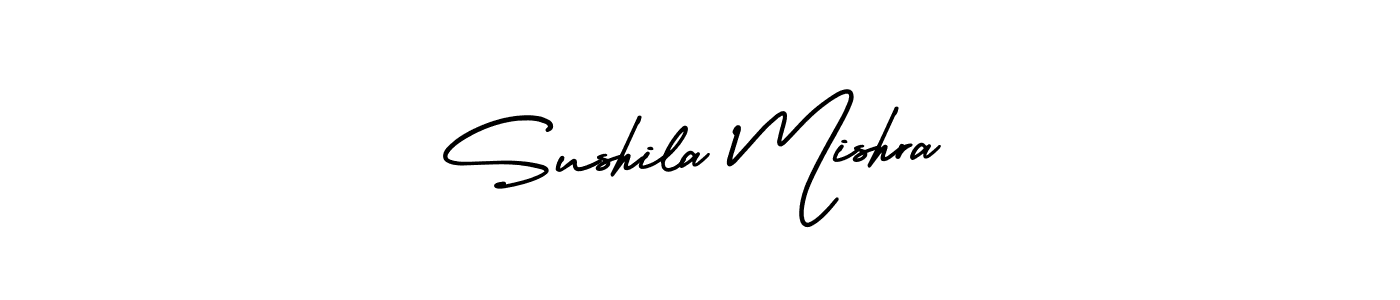 Also You can easily find your signature by using the search form. We will create Sushila Mishra name handwritten signature images for you free of cost using AmerikaSignatureDemo-Regular sign style. Sushila Mishra signature style 3 images and pictures png