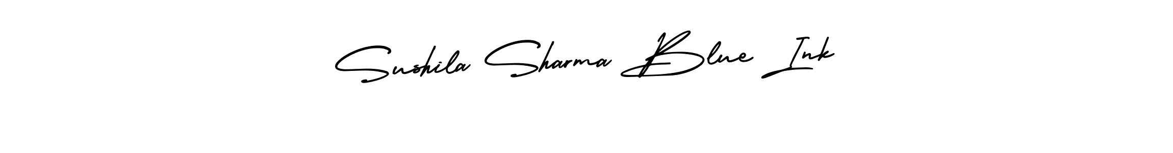 You can use this online signature creator to create a handwritten signature for the name Sushila Sharma Blue Ink. This is the best online autograph maker. Sushila Sharma Blue Ink signature style 3 images and pictures png