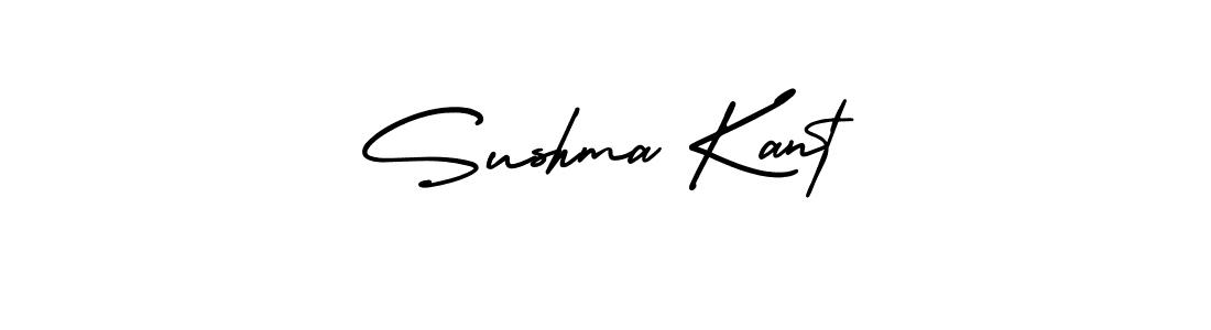 Create a beautiful signature design for name Sushma Kant. With this signature (AmerikaSignatureDemo-Regular) fonts, you can make a handwritten signature for free. Sushma Kant signature style 3 images and pictures png