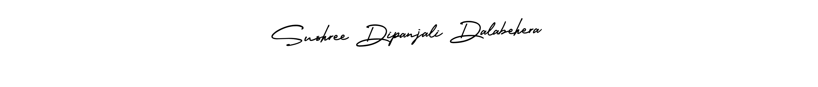 How to make Sushree Dipanjali Dalabehera signature? AmerikaSignatureDemo-Regular is a professional autograph style. Create handwritten signature for Sushree Dipanjali Dalabehera name. Sushree Dipanjali Dalabehera signature style 3 images and pictures png