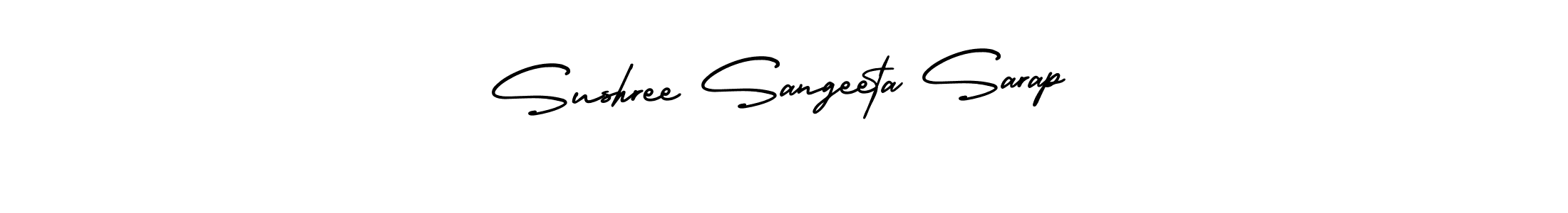 Make a beautiful signature design for name Sushree Sangeeta Sarap. With this signature (AmerikaSignatureDemo-Regular) style, you can create a handwritten signature for free. Sushree Sangeeta Sarap signature style 3 images and pictures png