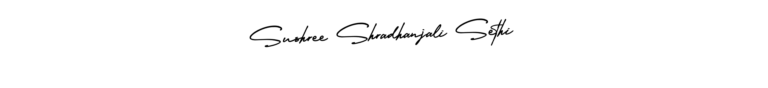 Make a beautiful signature design for name Sushree Shradhanjali Sethi. Use this online signature maker to create a handwritten signature for free. Sushree Shradhanjali Sethi signature style 3 images and pictures png