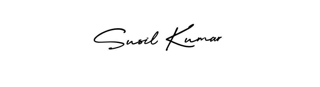 This is the best signature style for the Susil Kumar name. Also you like these signature font (AmerikaSignatureDemo-Regular). Mix name signature. Susil Kumar signature style 3 images and pictures png