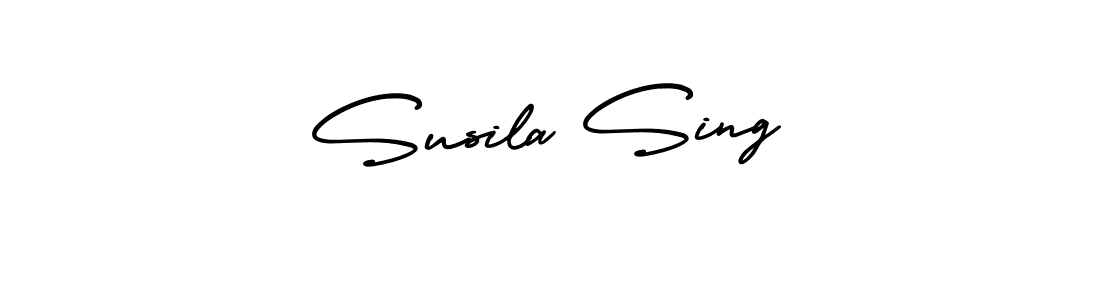 How to Draw Susila Sing signature style? AmerikaSignatureDemo-Regular is a latest design signature styles for name Susila Sing. Susila Sing signature style 3 images and pictures png