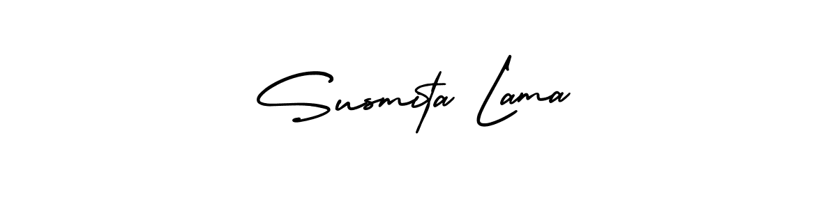 Also we have Susmita Lama name is the best signature style. Create professional handwritten signature collection using AmerikaSignatureDemo-Regular autograph style. Susmita Lama signature style 3 images and pictures png