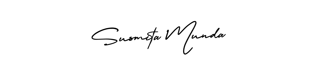 Similarly AmerikaSignatureDemo-Regular is the best handwritten signature design. Signature creator online .You can use it as an online autograph creator for name Susmita Munda. Susmita Munda signature style 3 images and pictures png