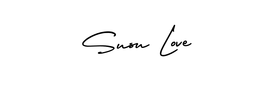 AmerikaSignatureDemo-Regular is a professional signature style that is perfect for those who want to add a touch of class to their signature. It is also a great choice for those who want to make their signature more unique. Get Susu Love name to fancy signature for free. Susu Love signature style 3 images and pictures png