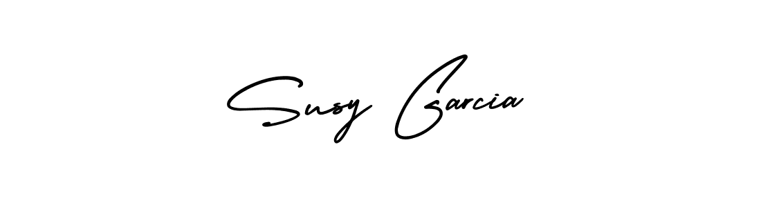 Design your own signature with our free online signature maker. With this signature software, you can create a handwritten (AmerikaSignatureDemo-Regular) signature for name Susy Garcia. Susy Garcia signature style 3 images and pictures png