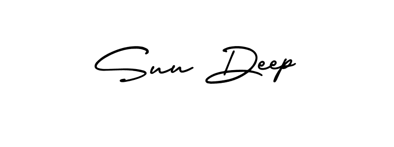 Also You can easily find your signature by using the search form. We will create Suu Deep name handwritten signature images for you free of cost using AmerikaSignatureDemo-Regular sign style. Suu Deep signature style 3 images and pictures png