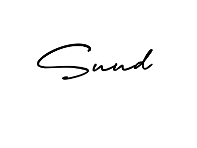 Use a signature maker to create a handwritten signature online. With this signature software, you can design (AmerikaSignatureDemo-Regular) your own signature for name Suud. Suud signature style 3 images and pictures png