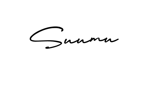 Create a beautiful signature design for name Suumu. With this signature (AmerikaSignatureDemo-Regular) fonts, you can make a handwritten signature for free. Suumu signature style 3 images and pictures png