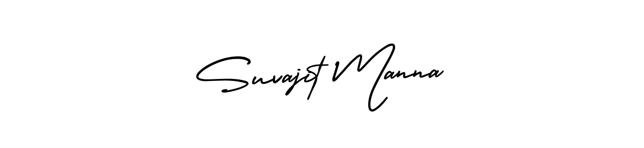Make a short Suvajit Manna signature style. Manage your documents anywhere anytime using AmerikaSignatureDemo-Regular. Create and add eSignatures, submit forms, share and send files easily. Suvajit Manna signature style 3 images and pictures png