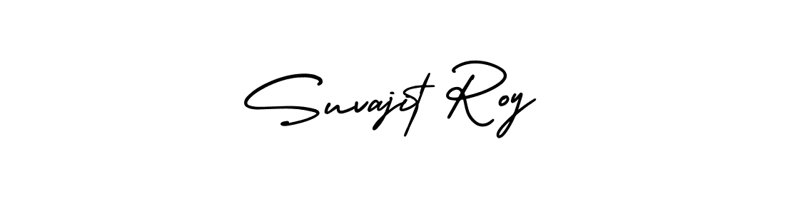 Design your own signature with our free online signature maker. With this signature software, you can create a handwritten (AmerikaSignatureDemo-Regular) signature for name Suvajit Roy. Suvajit Roy signature style 3 images and pictures png