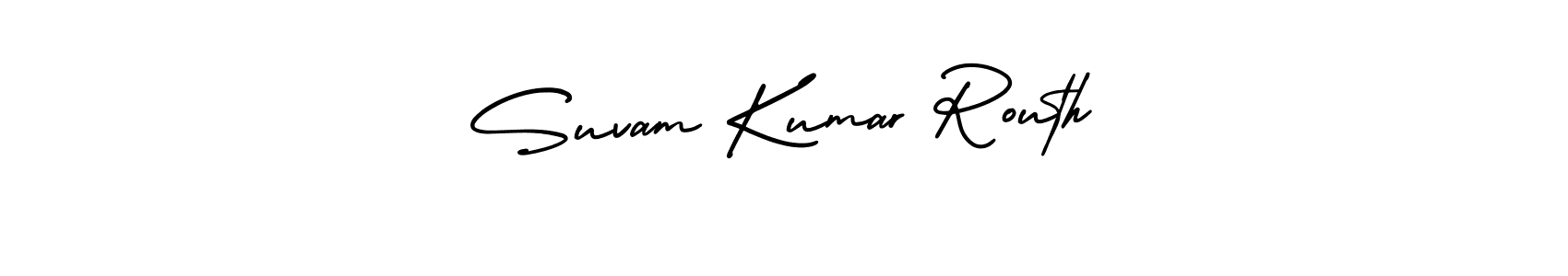 How to Draw Suvam Kumar Routh signature style? AmerikaSignatureDemo-Regular is a latest design signature styles for name Suvam Kumar Routh. Suvam Kumar Routh signature style 3 images and pictures png