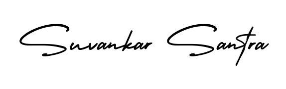 Create an unforgettable impression when signing with Suvankar Santra name styled in AmerikaSignatureDemo-Regular typography. 100% free online generator. Suvankar Santra signature style 3 images and pictures png