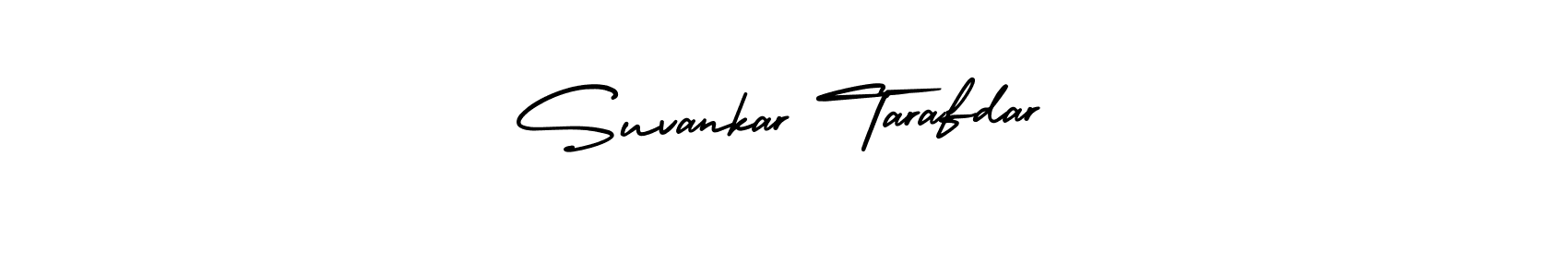 How to make Suvankar Tarafdar name signature. Use AmerikaSignatureDemo-Regular style for creating short signs online. This is the latest handwritten sign. Suvankar Tarafdar signature style 3 images and pictures png