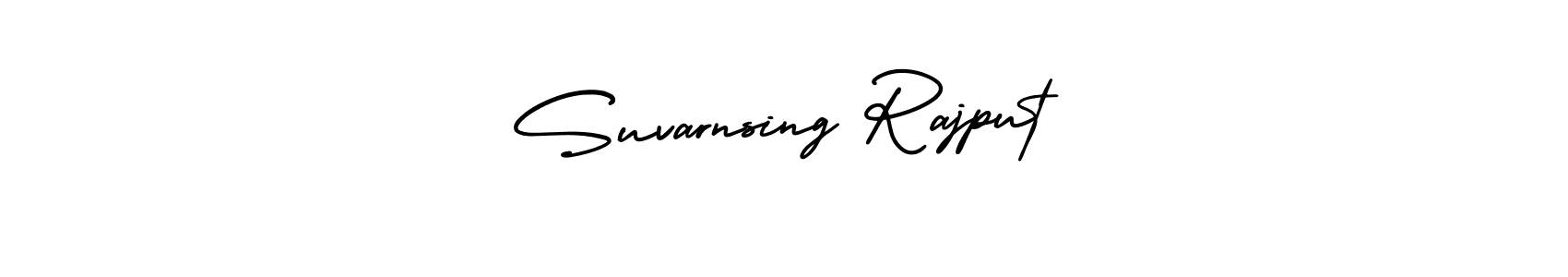 Similarly AmerikaSignatureDemo-Regular is the best handwritten signature design. Signature creator online .You can use it as an online autograph creator for name Suvarnsing Rajput. Suvarnsing Rajput signature style 3 images and pictures png