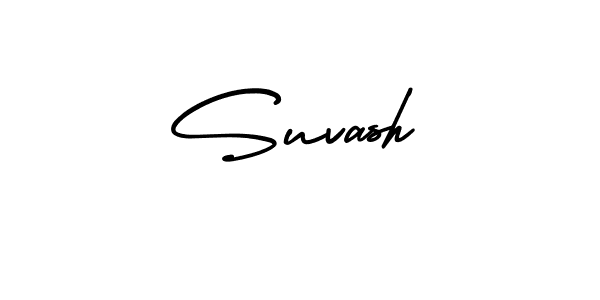 How to Draw Suvash signature style? AmerikaSignatureDemo-Regular is a latest design signature styles for name Suvash. Suvash signature style 3 images and pictures png