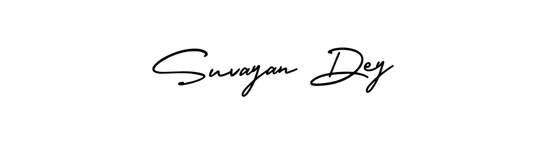 How to Draw Suvayan Dey signature style? AmerikaSignatureDemo-Regular is a latest design signature styles for name Suvayan Dey. Suvayan Dey signature style 3 images and pictures png