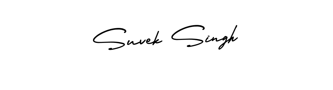 Suvek Singh stylish signature style. Best Handwritten Sign (AmerikaSignatureDemo-Regular) for my name. Handwritten Signature Collection Ideas for my name Suvek Singh. Suvek Singh signature style 3 images and pictures png