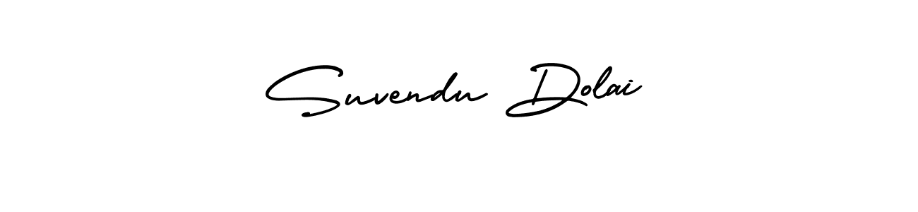 How to make Suvendu Dolai signature? AmerikaSignatureDemo-Regular is a professional autograph style. Create handwritten signature for Suvendu Dolai name. Suvendu Dolai signature style 3 images and pictures png