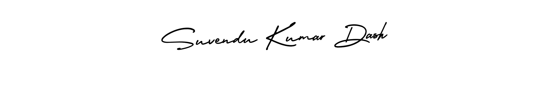 This is the best signature style for the Suvendu Kumar Dash name. Also you like these signature font (AmerikaSignatureDemo-Regular). Mix name signature. Suvendu Kumar Dash signature style 3 images and pictures png