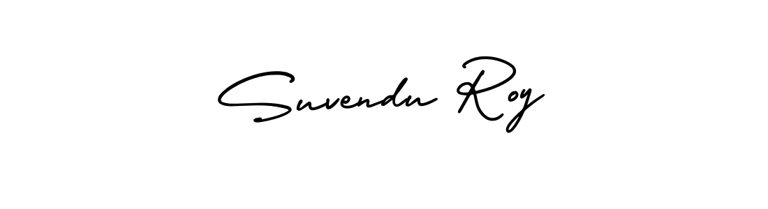 How to make Suvendu Roy signature? AmerikaSignatureDemo-Regular is a professional autograph style. Create handwritten signature for Suvendu Roy name. Suvendu Roy signature style 3 images and pictures png