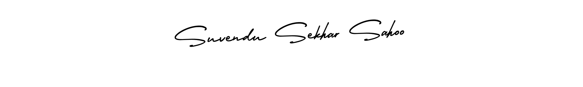 Make a beautiful signature design for name Suvendu Sekhar Sahoo. With this signature (AmerikaSignatureDemo-Regular) style, you can create a handwritten signature for free. Suvendu Sekhar Sahoo signature style 3 images and pictures png