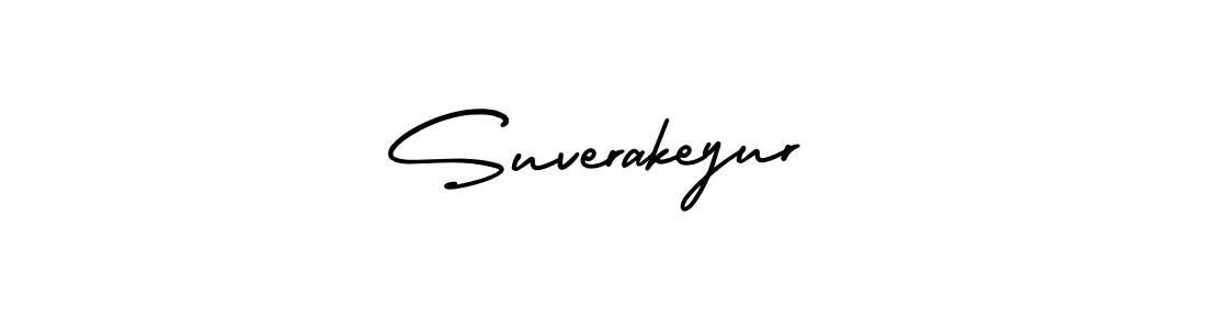 Create a beautiful signature design for name Suverakeyur. With this signature (AmerikaSignatureDemo-Regular) fonts, you can make a handwritten signature for free. Suverakeyur signature style 3 images and pictures png