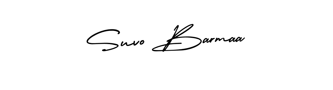 Design your own signature with our free online signature maker. With this signature software, you can create a handwritten (AmerikaSignatureDemo-Regular) signature for name Suvo Barmaa. Suvo Barmaa signature style 3 images and pictures png