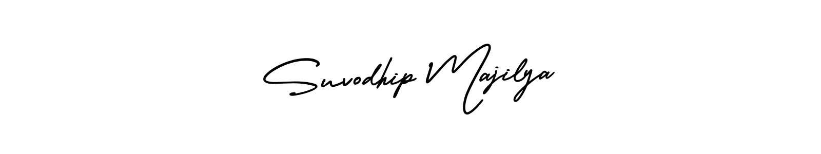 Also You can easily find your signature by using the search form. We will create Suvodhip Majilya name handwritten signature images for you free of cost using AmerikaSignatureDemo-Regular sign style. Suvodhip Majilya signature style 3 images and pictures png
