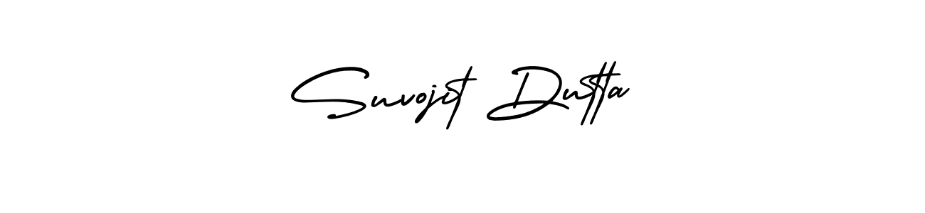 Design your own signature with our free online signature maker. With this signature software, you can create a handwritten (AmerikaSignatureDemo-Regular) signature for name Suvojit Dutta. Suvojit Dutta signature style 3 images and pictures png