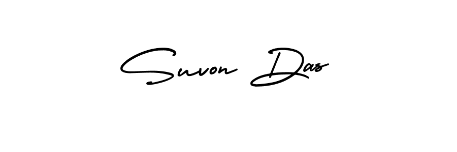 if you are searching for the best signature style for your name Suvon Das. so please give up your signature search. here we have designed multiple signature styles  using AmerikaSignatureDemo-Regular. Suvon Das signature style 3 images and pictures png