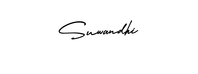 Make a beautiful signature design for name Suwandhi. With this signature (AmerikaSignatureDemo-Regular) style, you can create a handwritten signature for free. Suwandhi signature style 3 images and pictures png