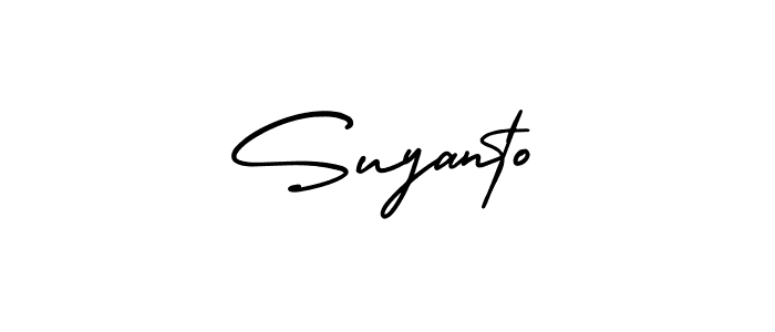 Similarly AmerikaSignatureDemo-Regular is the best handwritten signature design. Signature creator online .You can use it as an online autograph creator for name Suyanto. Suyanto signature style 3 images and pictures png