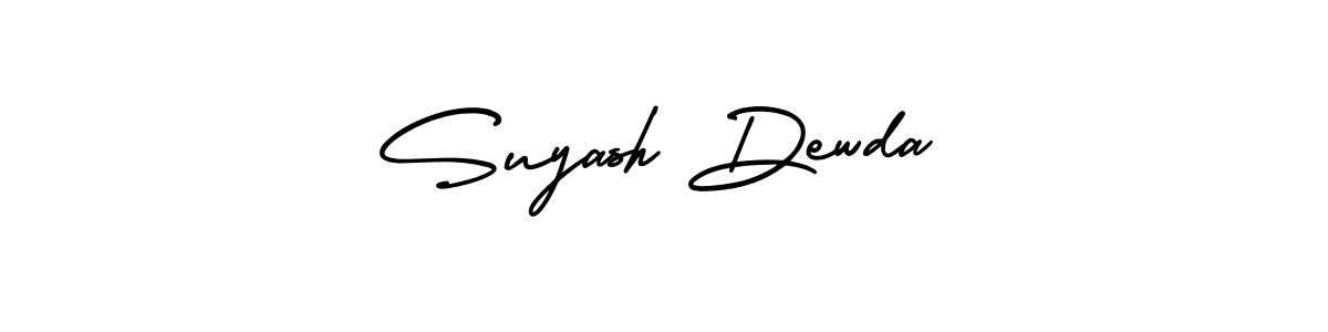 Design your own signature with our free online signature maker. With this signature software, you can create a handwritten (AmerikaSignatureDemo-Regular) signature for name Suyash Dewda. Suyash Dewda signature style 3 images and pictures png
