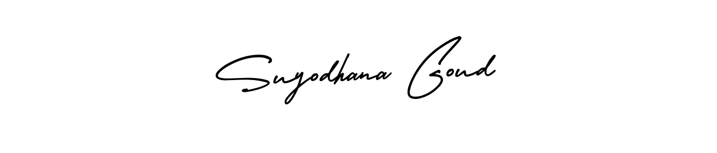 Similarly AmerikaSignatureDemo-Regular is the best handwritten signature design. Signature creator online .You can use it as an online autograph creator for name Suyodhana Goud. Suyodhana Goud signature style 3 images and pictures png