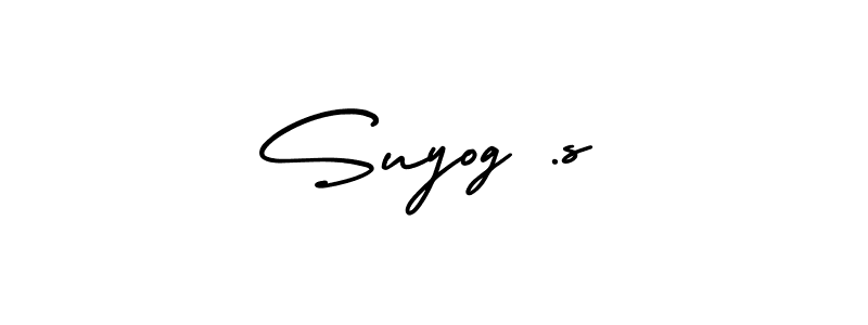 You can use this online signature creator to create a handwritten signature for the name Suyog .s. This is the best online autograph maker. Suyog .s signature style 3 images and pictures png