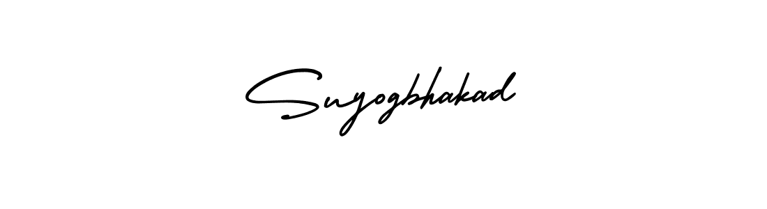 Also You can easily find your signature by using the search form. We will create Suyogbhakad name handwritten signature images for you free of cost using AmerikaSignatureDemo-Regular sign style. Suyogbhakad signature style 3 images and pictures png