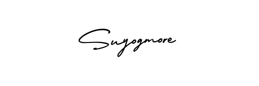 Also You can easily find your signature by using the search form. We will create Suyogmore name handwritten signature images for you free of cost using AmerikaSignatureDemo-Regular sign style. Suyogmore signature style 3 images and pictures png