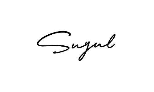 How to make Suyul signature? AmerikaSignatureDemo-Regular is a professional autograph style. Create handwritten signature for Suyul name. Suyul signature style 3 images and pictures png