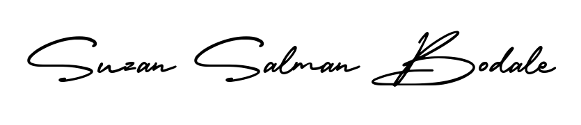 Explore multiple handwriting variations for Suzan Salman Bodale including this stunning AmerikaSignatureDemo-Regular design. Free to use across all platforms. Suzan Salman Bodale signature style 3 images and pictures png