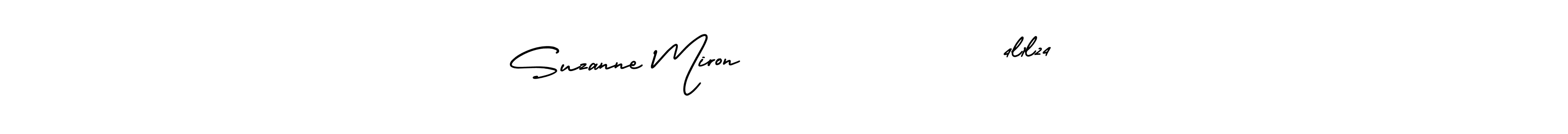 How to Draw Suzanne Miron                4l1l24 signature style? AmerikaSignatureDemo-Regular is a latest design signature styles for name Suzanne Miron                4l1l24. Suzanne Miron                4l1l24 signature style 3 images and pictures png