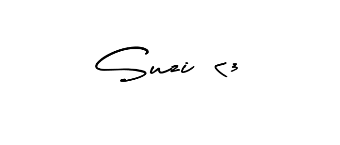 Best and Professional Signature Style for Suzi <3. AmerikaSignatureDemo-Regular Best Signature Style Collection. Suzi <3 signature style 3 images and pictures png