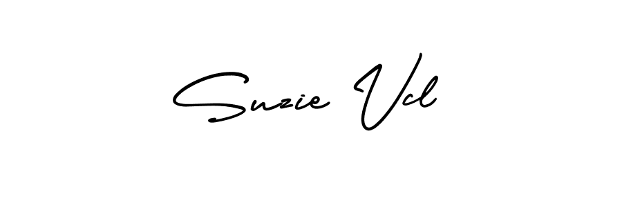 How to make Suzie Vcl signature? AmerikaSignatureDemo-Regular is a professional autograph style. Create handwritten signature for Suzie Vcl name. Suzie Vcl signature style 3 images and pictures png