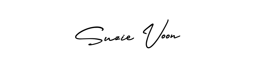 How to Draw Suzie Voon signature style? AmerikaSignatureDemo-Regular is a latest design signature styles for name Suzie Voon. Suzie Voon signature style 3 images and pictures png