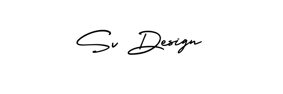 if you are searching for the best signature style for your name Sv Design. so please give up your signature search. here we have designed multiple signature styles  using AmerikaSignatureDemo-Regular. Sv Design signature style 3 images and pictures png